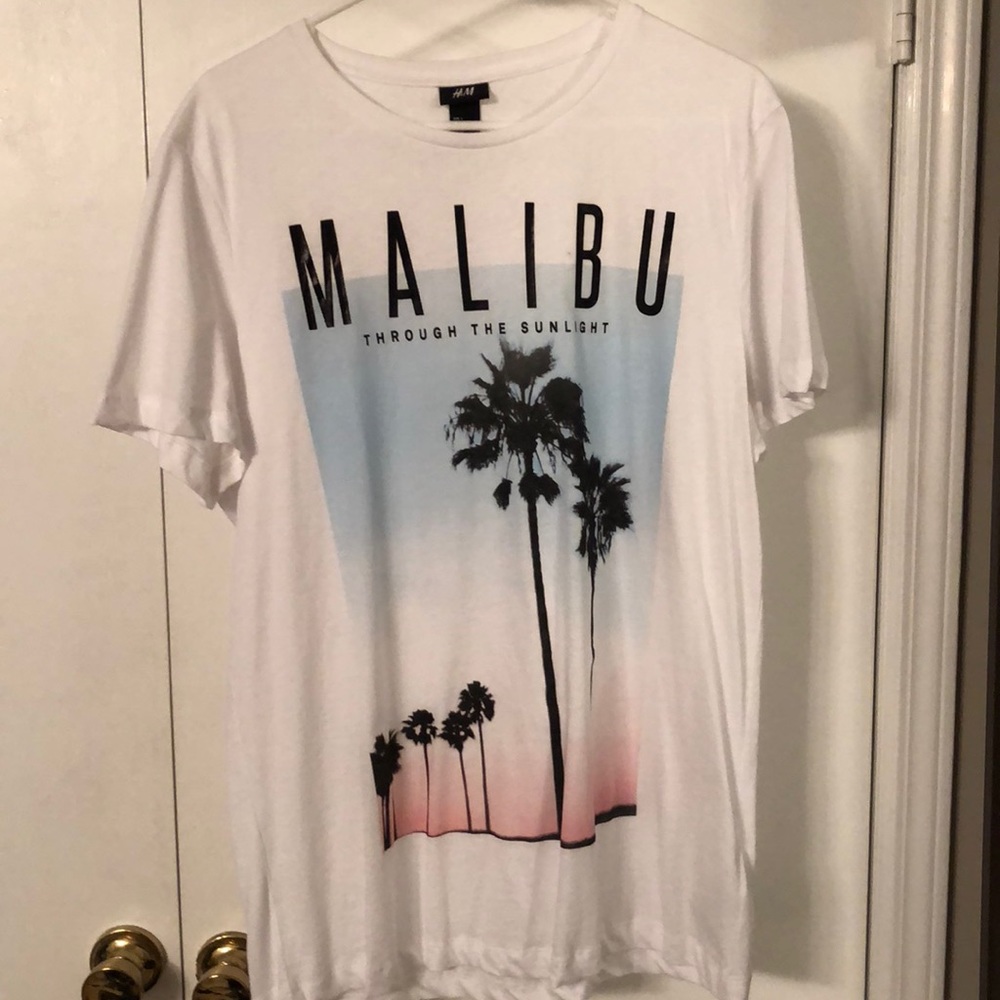 H&M ‘MALIBU’ Graphic Tee shirt